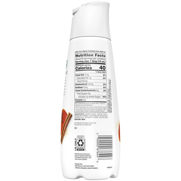 Starbucks Pumpkin Spice Latte Coffee Creamer - 1.75pt