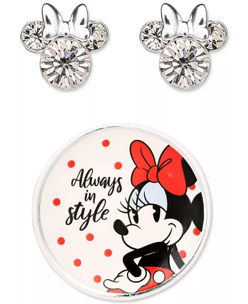 Minnie Mouse Earrings~ Clear