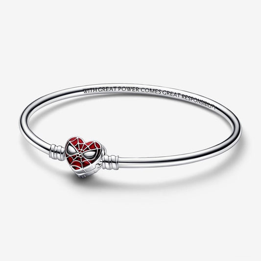 Pandora Moments Marvel Spider-Man Mask Clasp Bangle