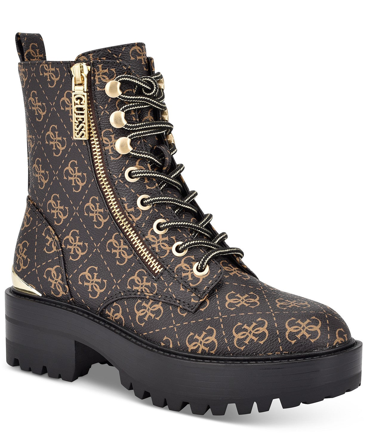 Guess Botines Lace-Up Guess Logo