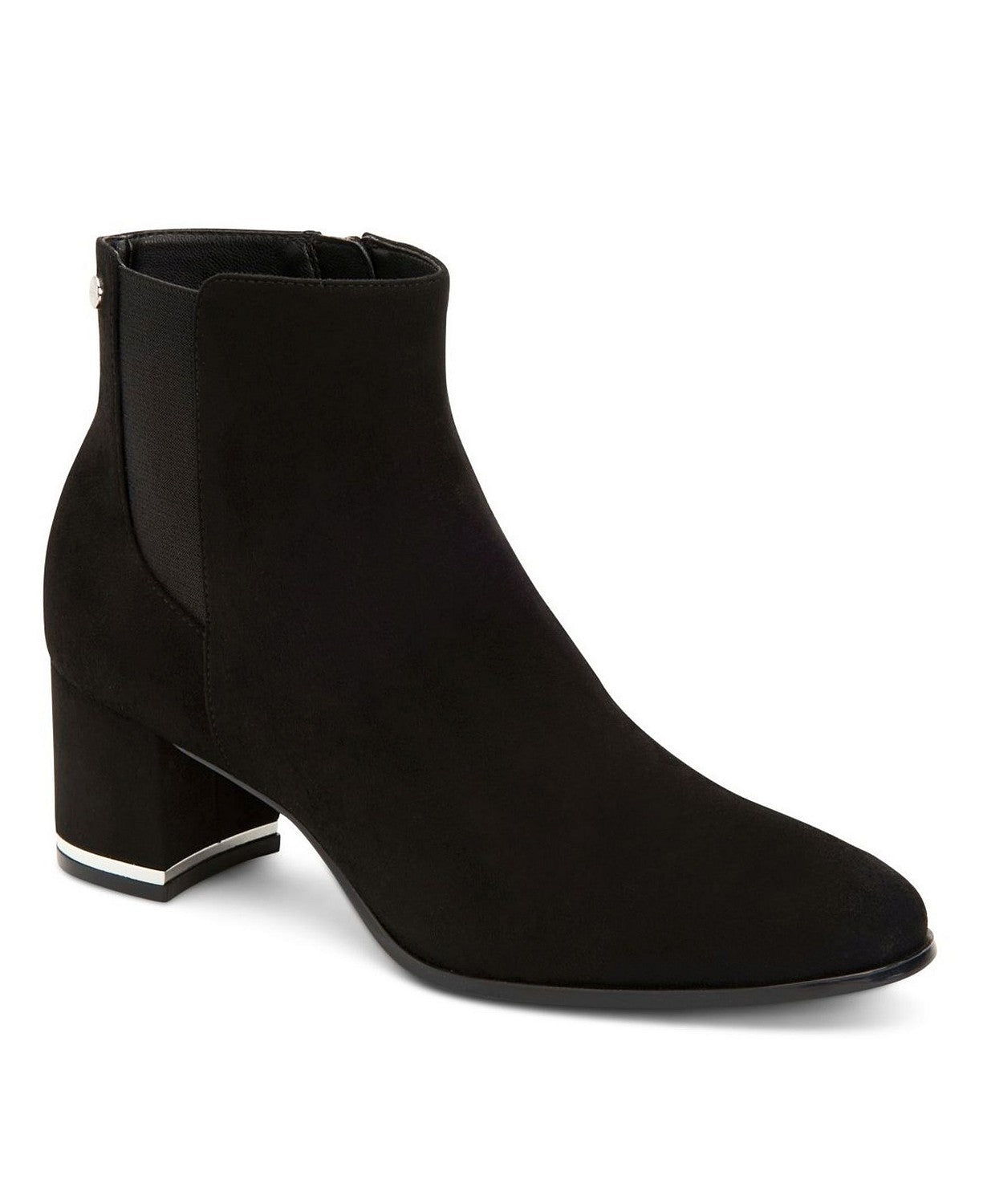 Calvin Klein Botines Negros Terciopelo