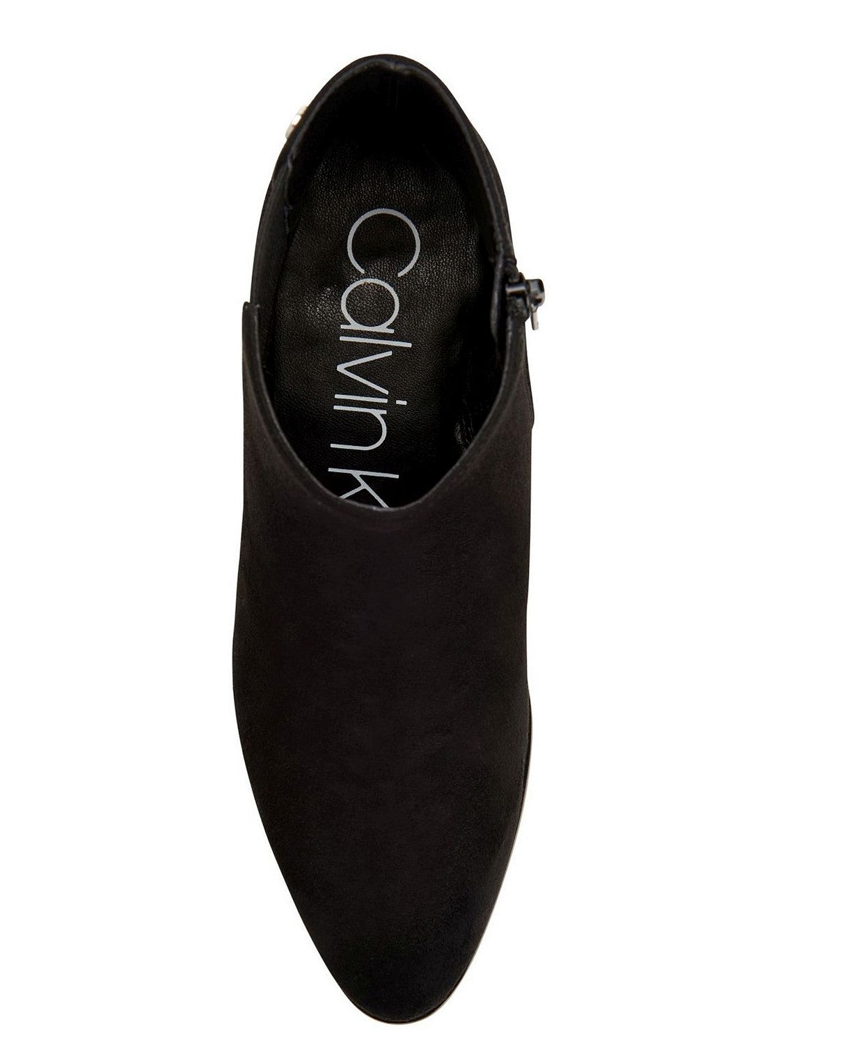 Calvin Klein Botines Negros Terciopelo