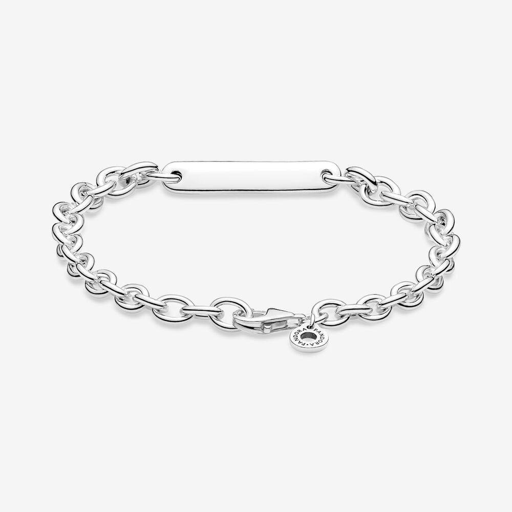 Engravable Bar Link Bracelet