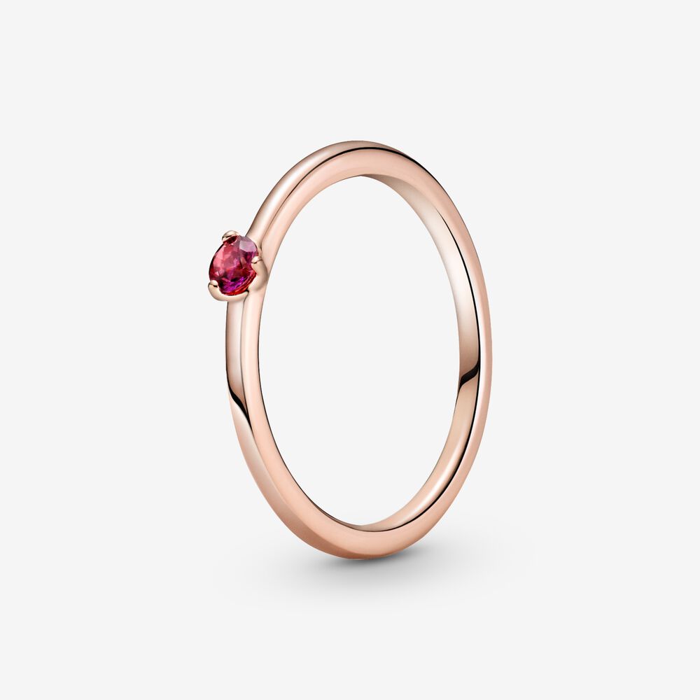 Red Solitaire -Anillo