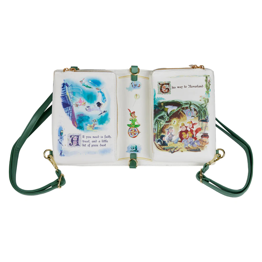 Peter Pan Book Convertible Crossbody Bag