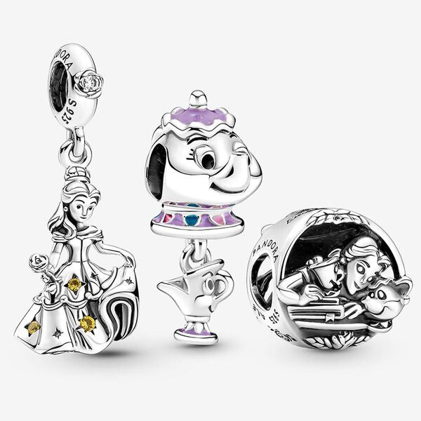 Disney Beauty And The Beast Charm Gift Set