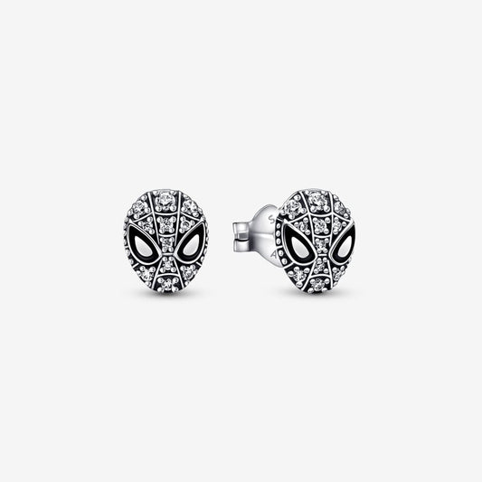 Marvel Spider-Man Mask Pavé Stud Earrings