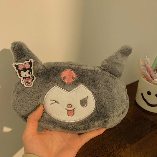 Estuche de tela con un compartimento - kitty friends Kuromi