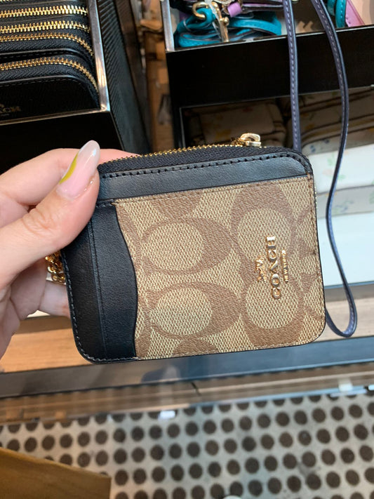 Mini Cartera con Cadena~ Signature-Black