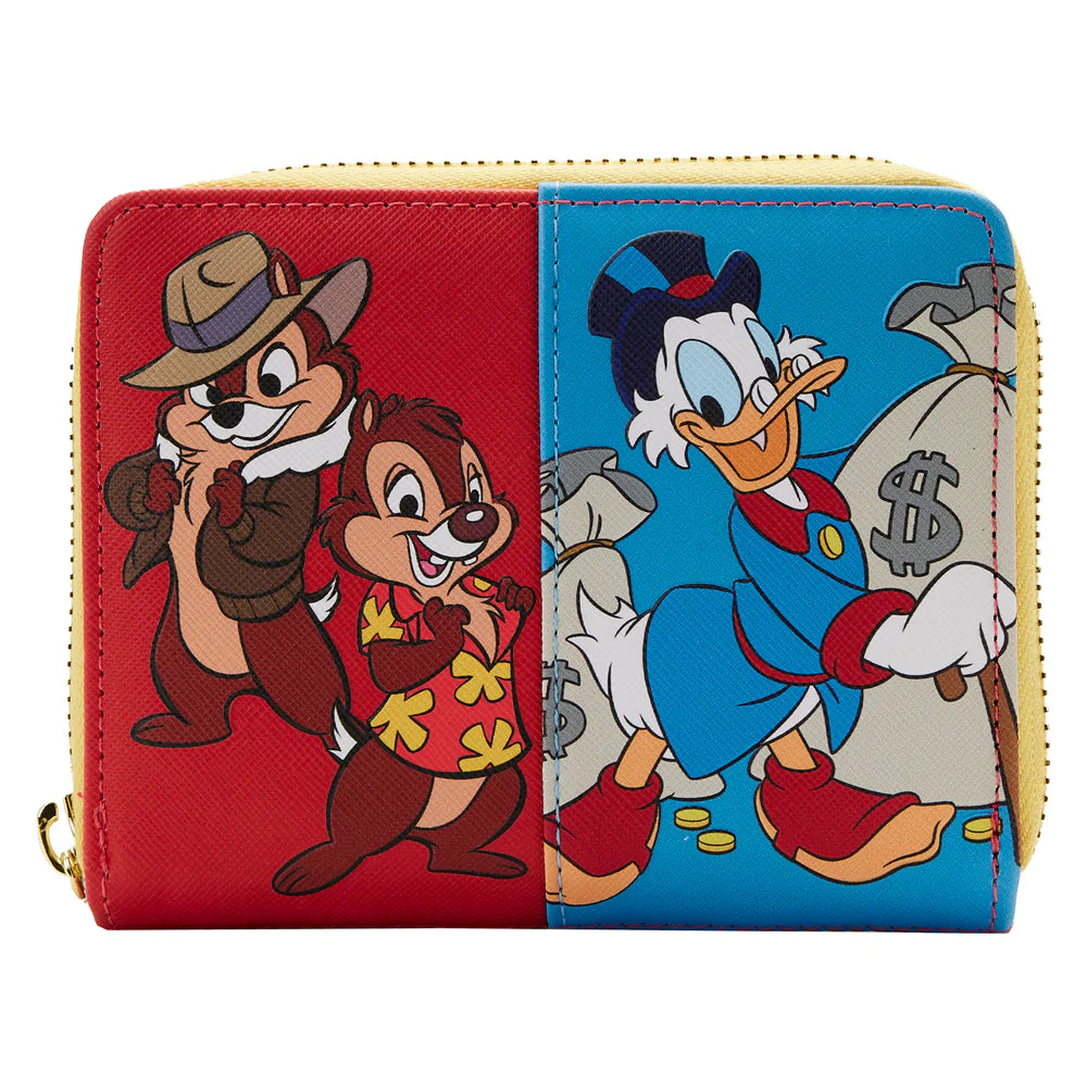 Exclusive - Disney Afternoon Cartoons Color Block Zip Around Wallet