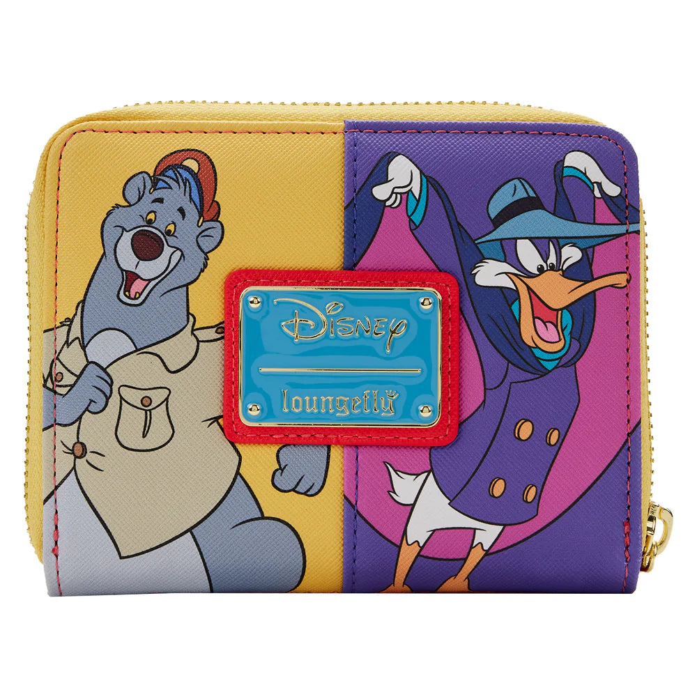 Exclusive - Disney Afternoon Cartoons Color Block Zip Around Wallet