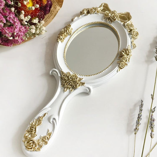 Espejo de Tocador Vintage - Blanco