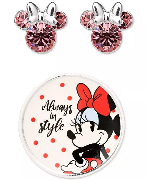 Minnie Mouse Earrings ~ Pink