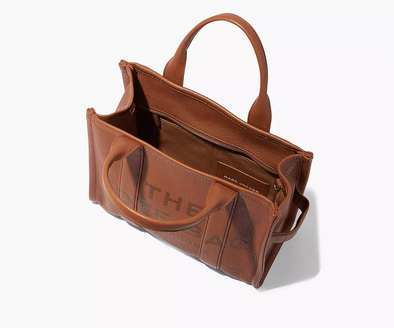 THE LEATHER MEDIUM TOTE BAG- Argan Oil