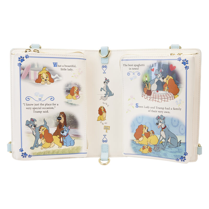 Lady And The Tramp Book Convertible Crossbody Bag