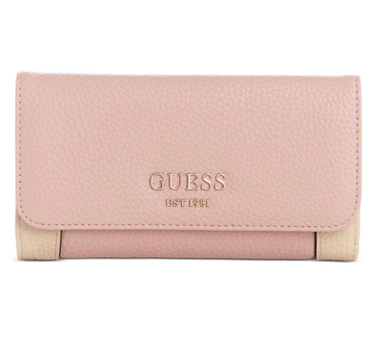Guess cartera con cierre rosa