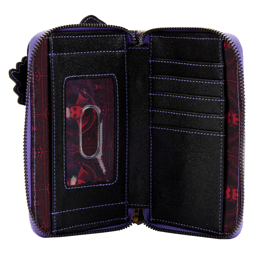 Evil Queen Villains Scenes Zip Around Wallet