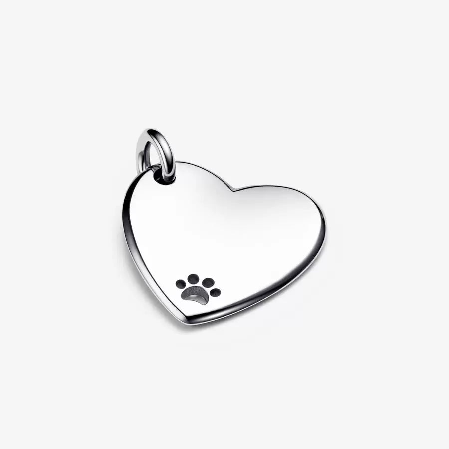 Engravable Heart Pet Collar Tag