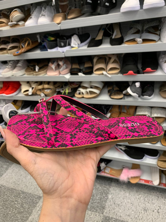 Thong Sandals Animal Print