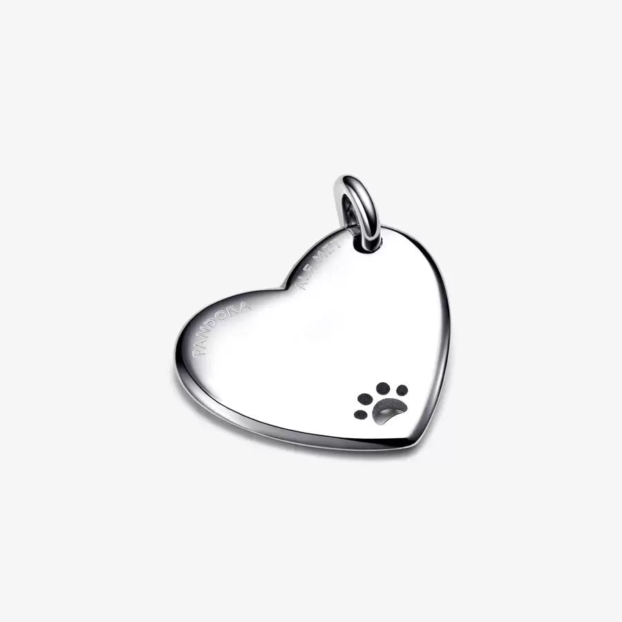 Engravable Heart Pet Collar Tag