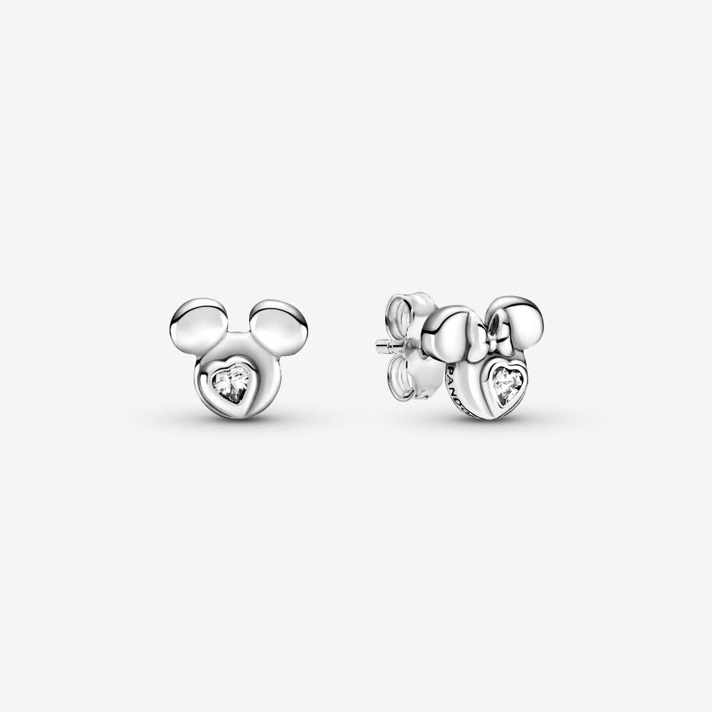 Mickey & Minnie Mouse Silhouette -Aretes