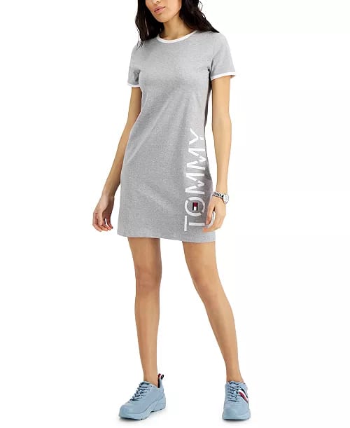 T-Shirt Dress~ Stone Grey
