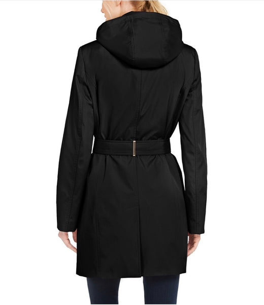 Calvin Klein abrigo resistente al agua negro