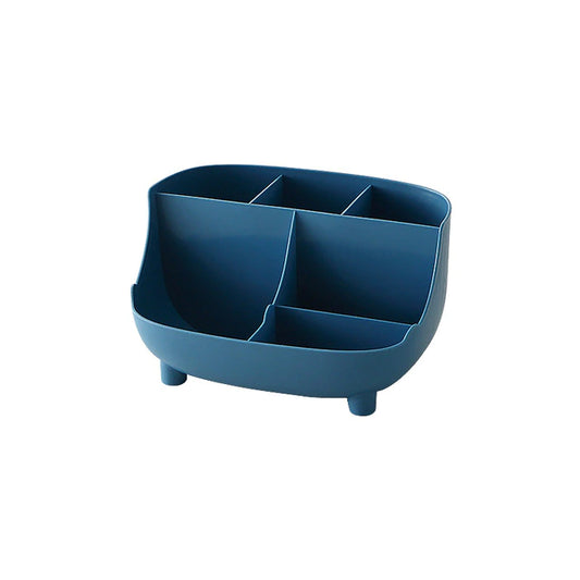 Organizador para escritorio con 6 compartimentos - Azul Marino