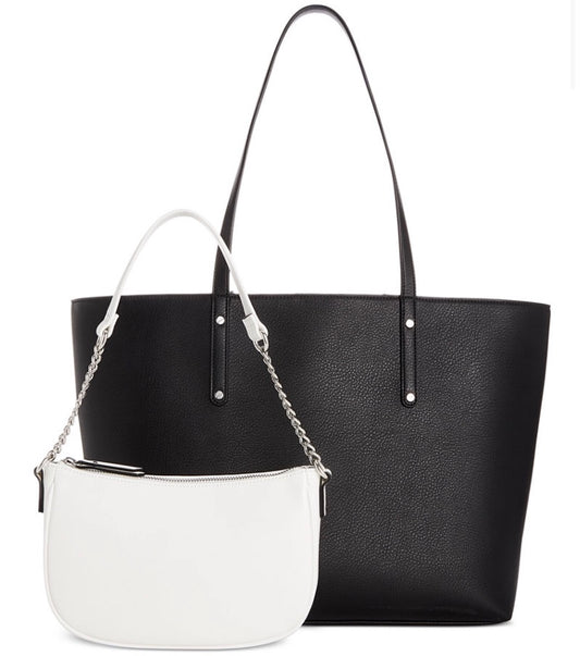 INC INTERNATIONAL CONCEPTS bolsa 2 en una negra blanca