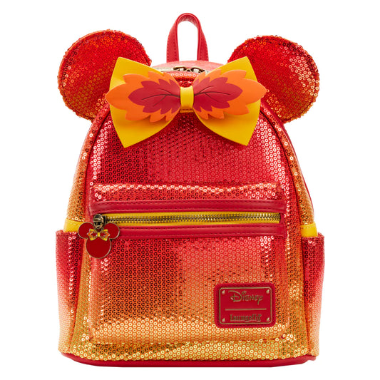 Exclusive - Disney Fall Sequin Minnie Mouse Ombre Mini Backpack