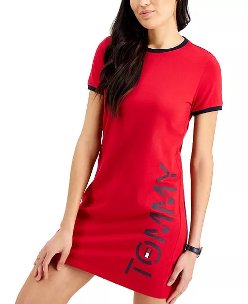 T-Shirt Dress~ Scarlet