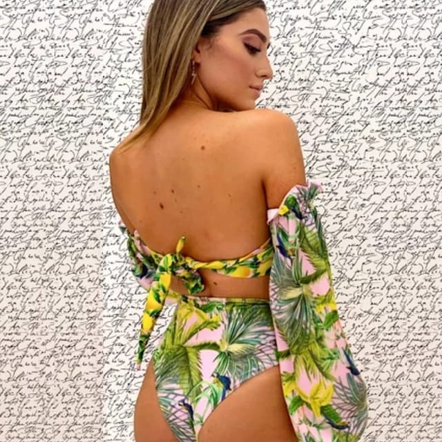 Traje de Baño~ Bikini 3 Piezas Strapple Limones