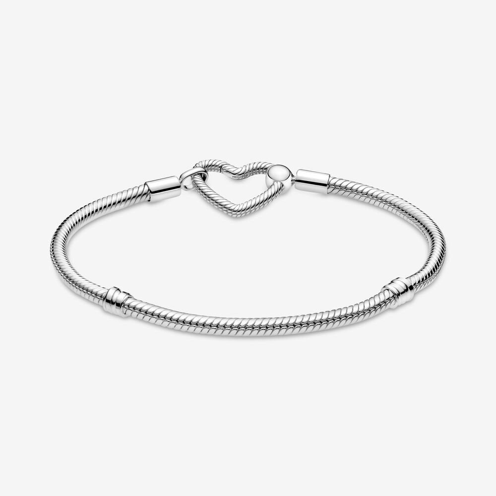 Heart Closure Snake Chain Bracelet