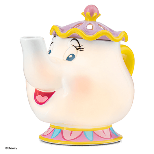 Disney Lámpara Aromática Mrs. Potts + Aroma Esencia a Rosas - 18cm