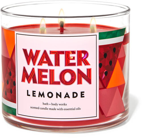 Bath & Body Works Vela Jumbo Watermelon Lemonade