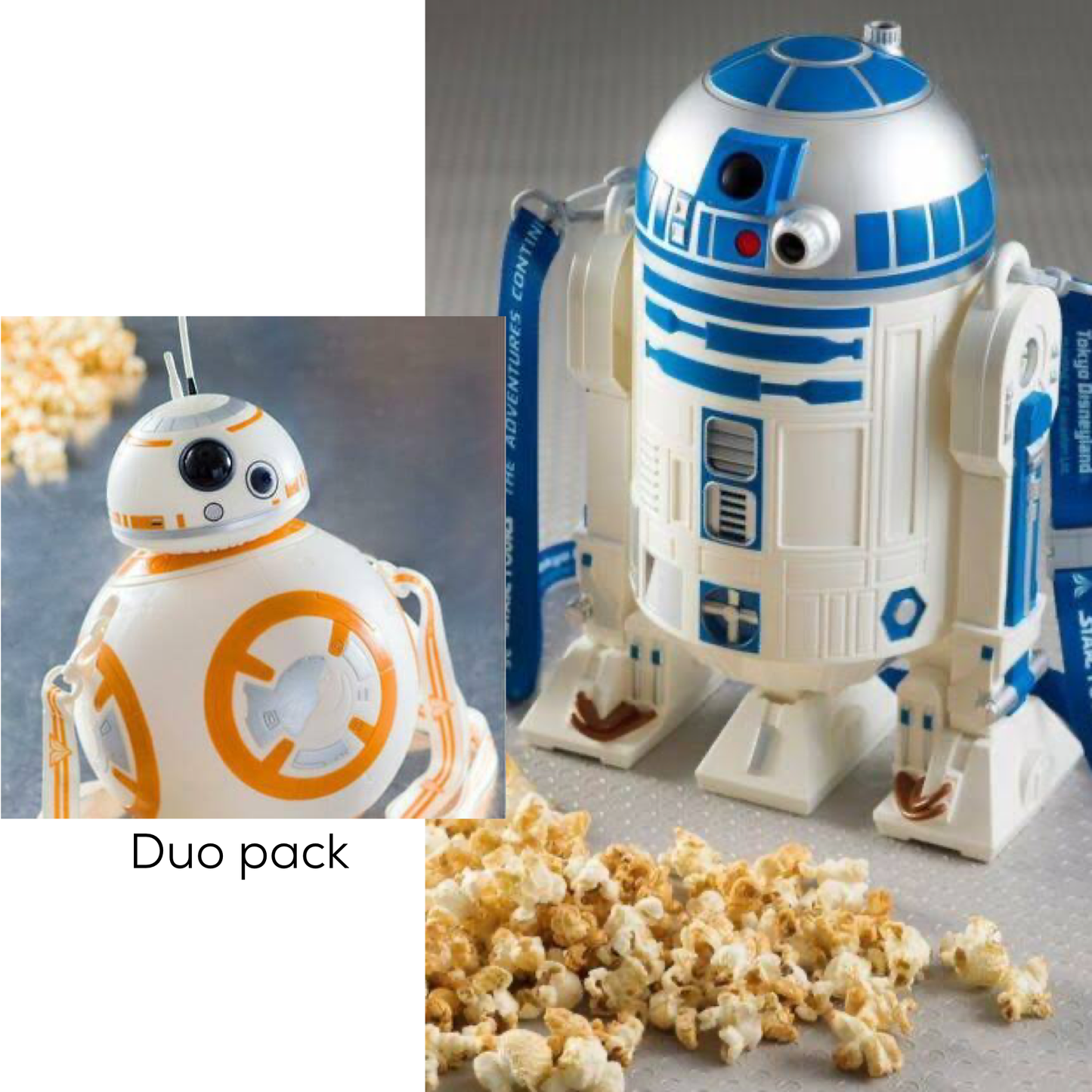 Disney Tokyo Resort Palomera Duo Pack R2D2 & BB8 Super Pack Con Valor de $3500