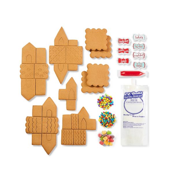 Holiday Mini Village Gingerbread House Kit - 28oz - Wondershop™