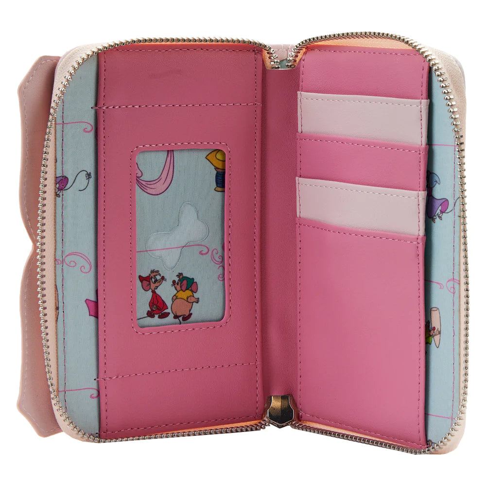 Exclusive - Cinderella Mice Dressmakers Zip Around Wallet