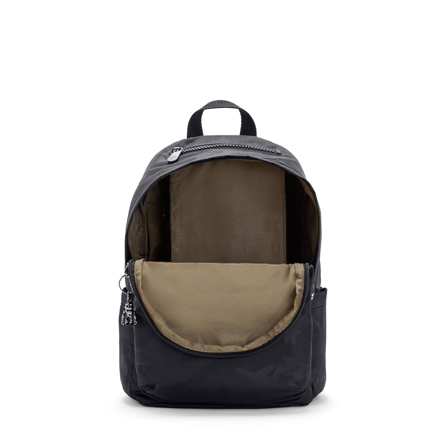 Delia Backpack Black Camo Embossed