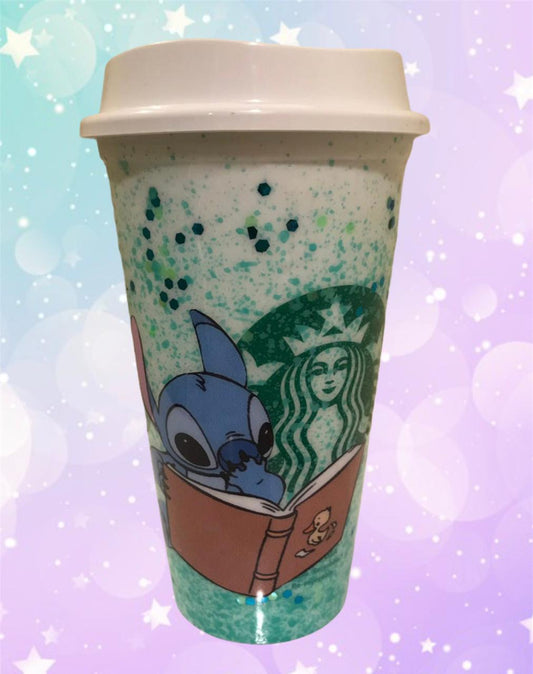 Vaso Starbucks-Stitch con patitos