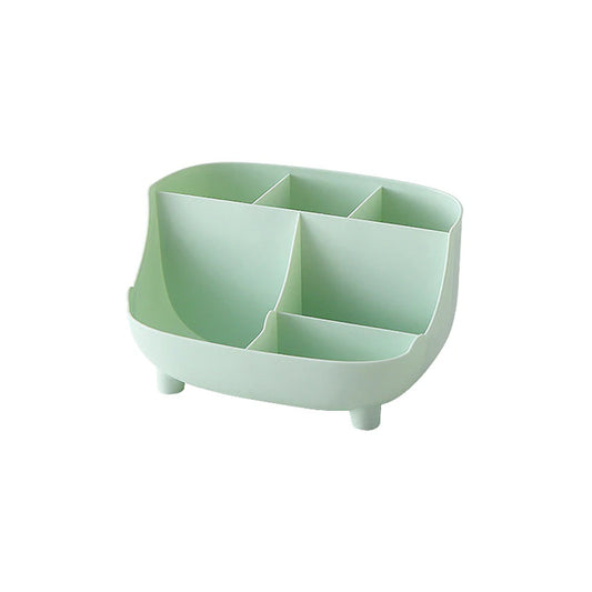 Organizador para escritorio con 6 compartimentos - Verde