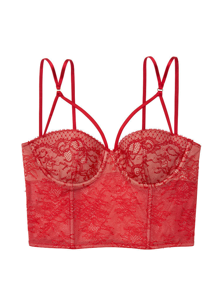 Lightly Lined Bustier-Lipstick