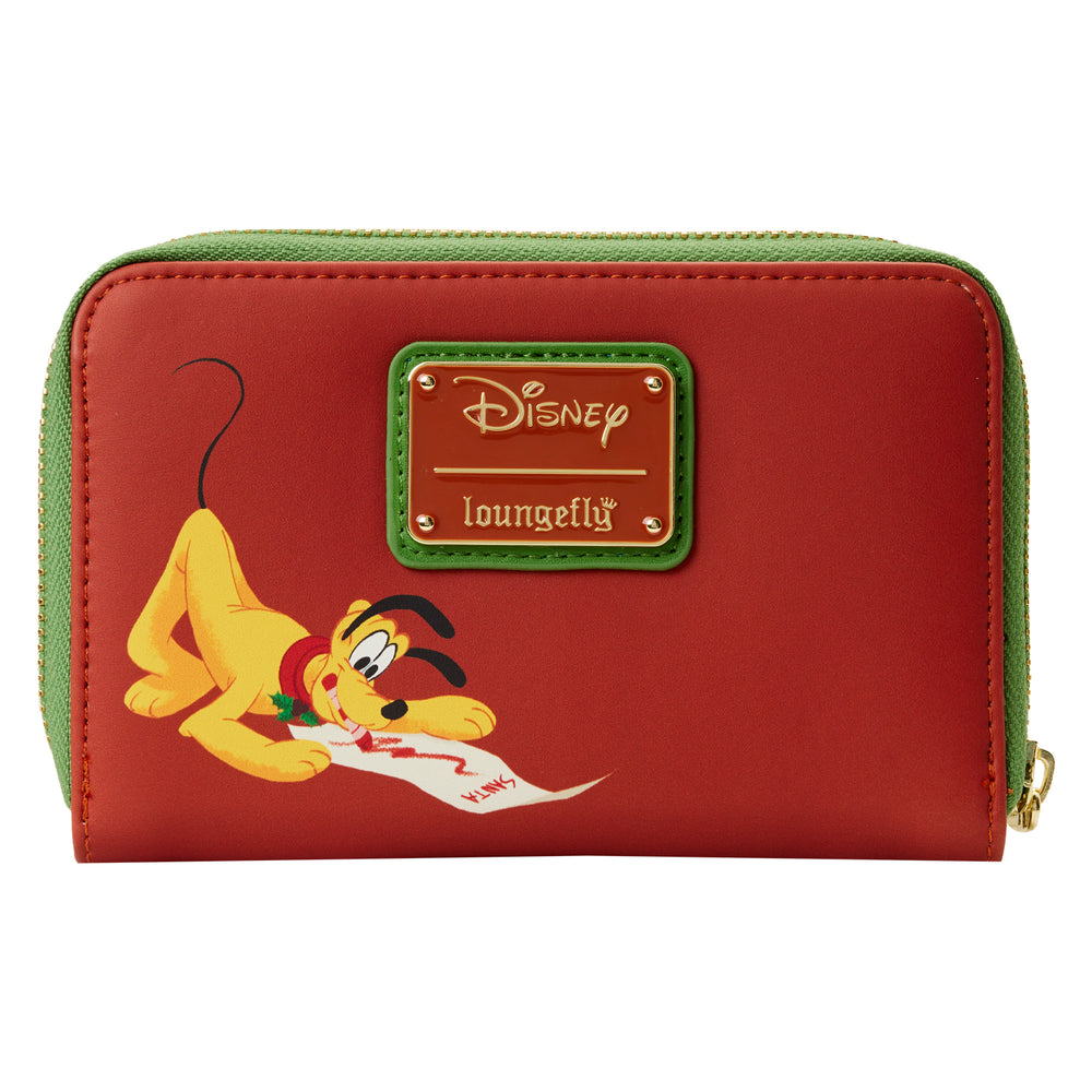 Mickey & Minnie Mouse Hot Cocoa Fireplace Zip Around Wallet