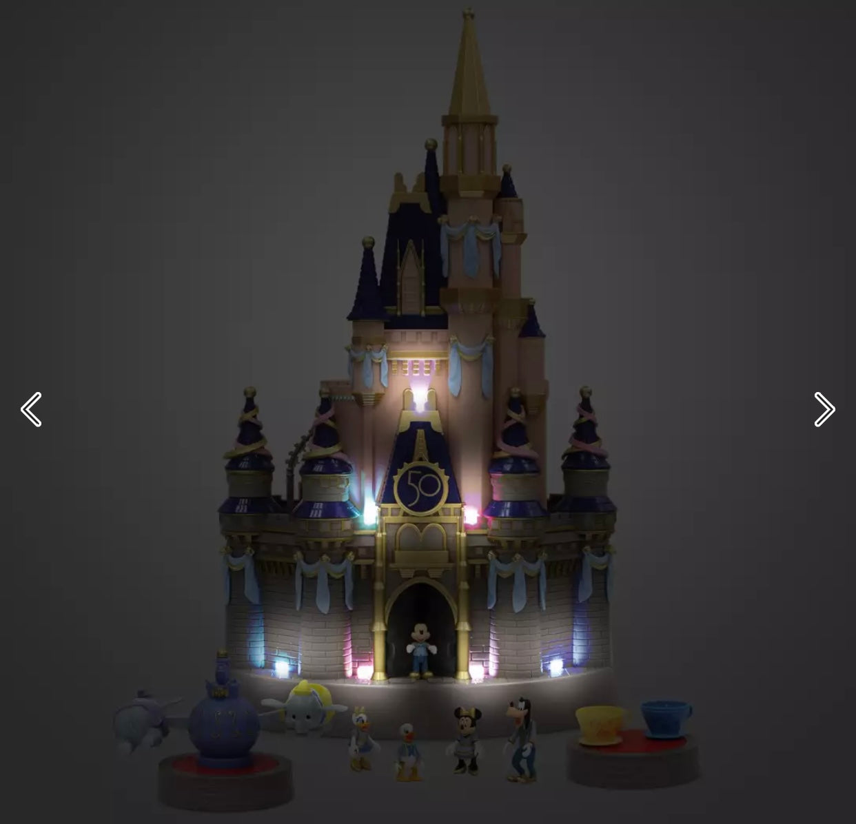 Castillo Disney Coleccion 50 Años con Luz Edición Limitada - Apártalo con $2mil