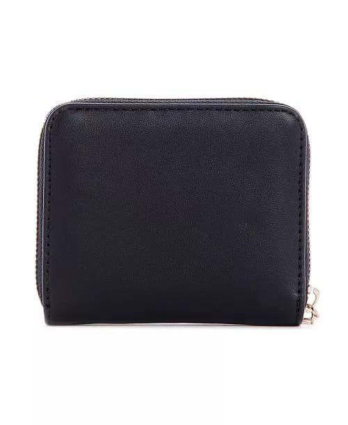 Faux Leather Small Wallet ~ Black