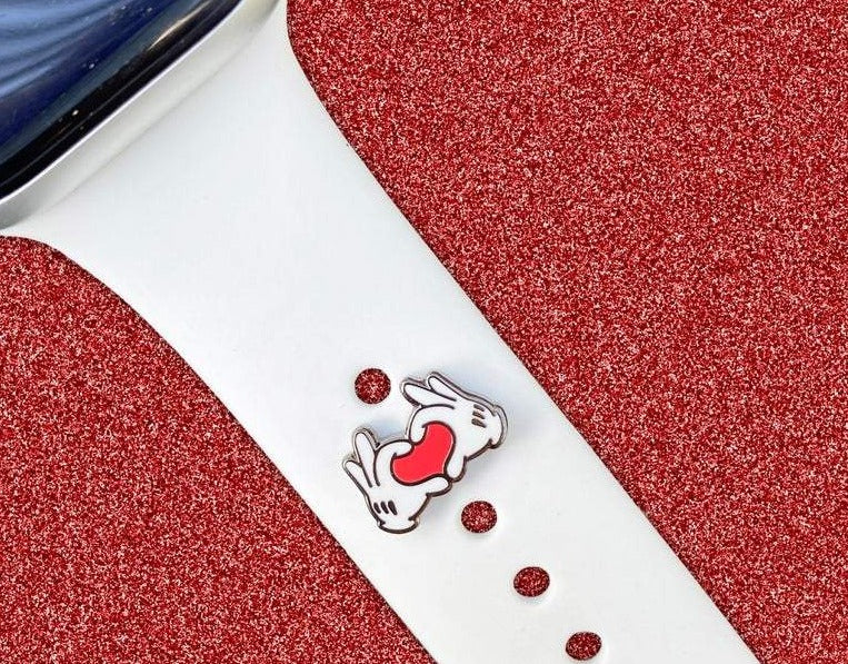 Apple Watch Corazón Mickey Guantes - Hecha a Mano