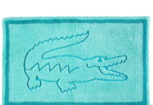 Lacoste Alfombra Baño 50 cm x 80 cm Aqua