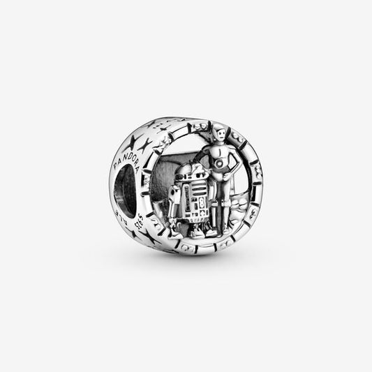 Nuevo! Star Wars C-3PO and R2-D2 Openwork Charm