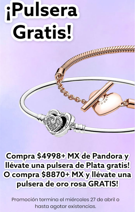 SOLD OUT Pulsera Regalo Pandora en Compras de $4998