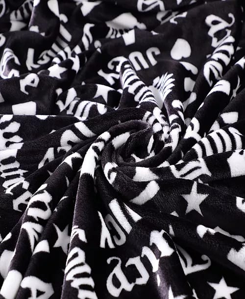 Black Plush Blanket